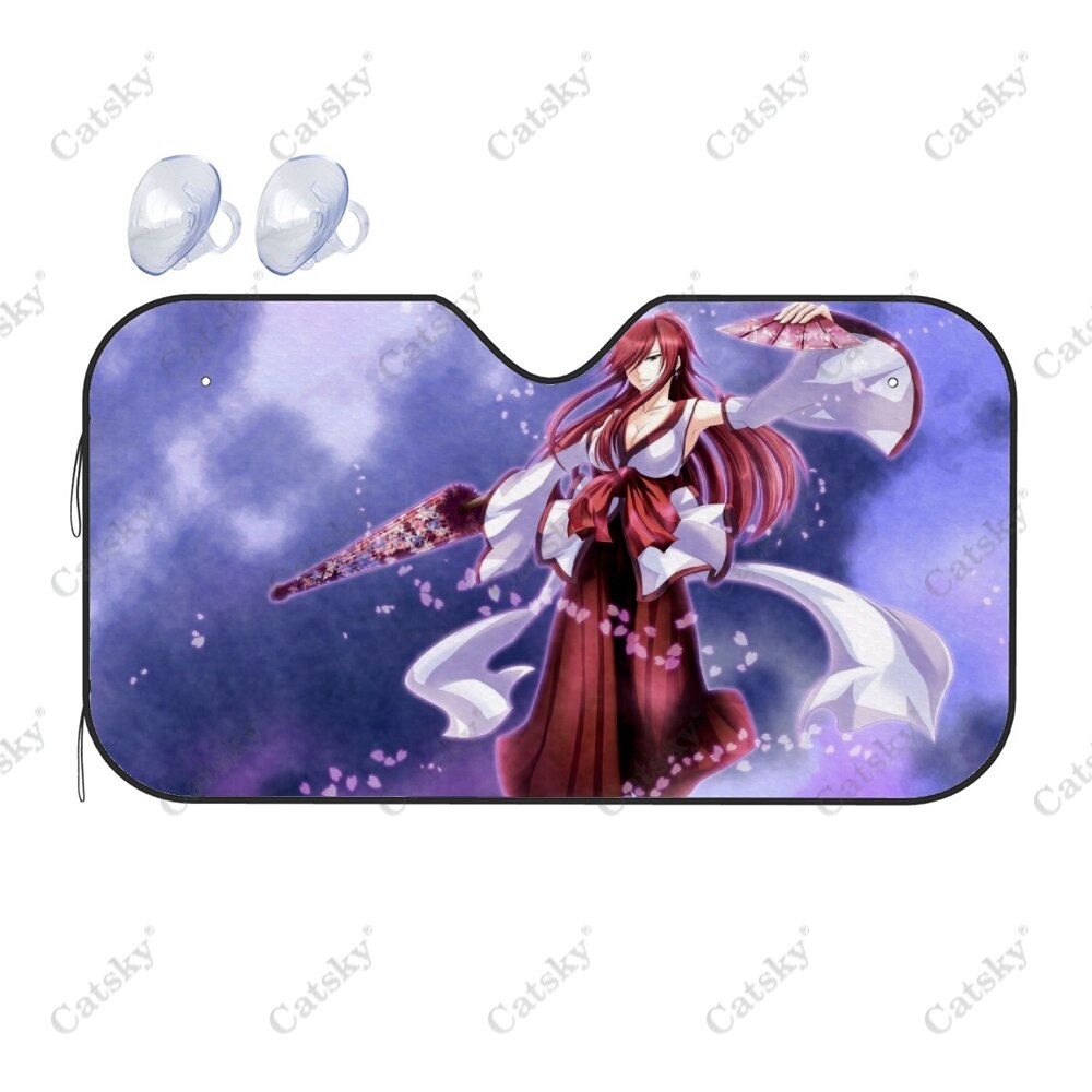 Erza Scarlet Fairy Tail Car Sun Visor