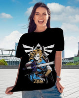 This tee captures the magic of Link. If you're looking for more The Legend of Zelda merch, we have it all! Check out our anime merch now—free shipping!