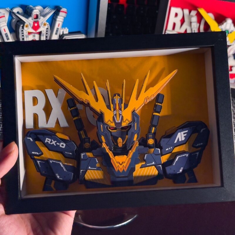 Gundam Mech Warrior 3D Photo Frame