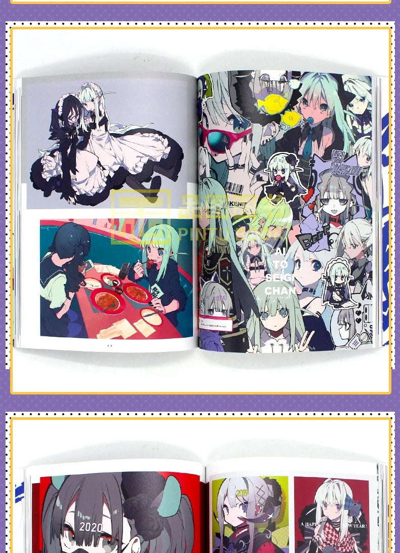 Each page of this book is a journey through the imaginative & colorful world of art. If you are looking for more Anime Merch, We have it all! | Check out all our Anime Merch now!