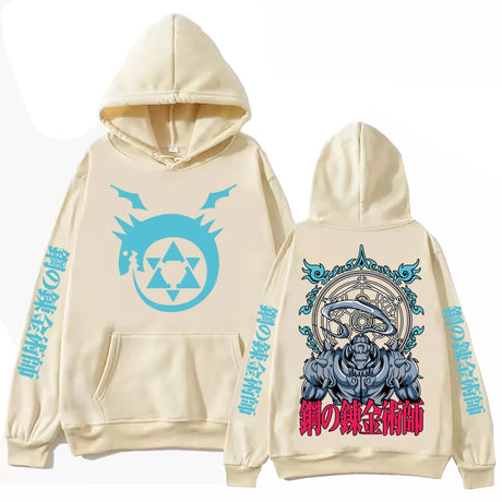 Immerse yourself in this Alphonse hoodies, perfect for anime fans. Looking for more Fullmetal Alchemist merch? Explore our full collection of anime merch now!