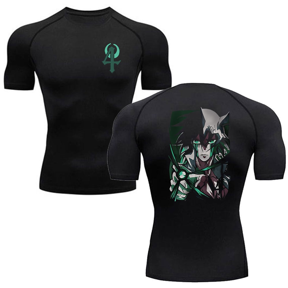 Soul Reaper Sprint: Bleach Athletic Compression Tee