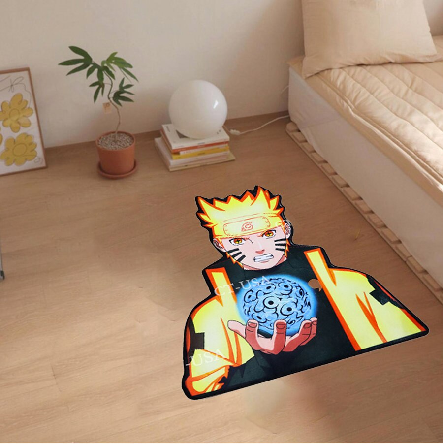 Naruto Uzumaki Rasengan Non-slip Rugs