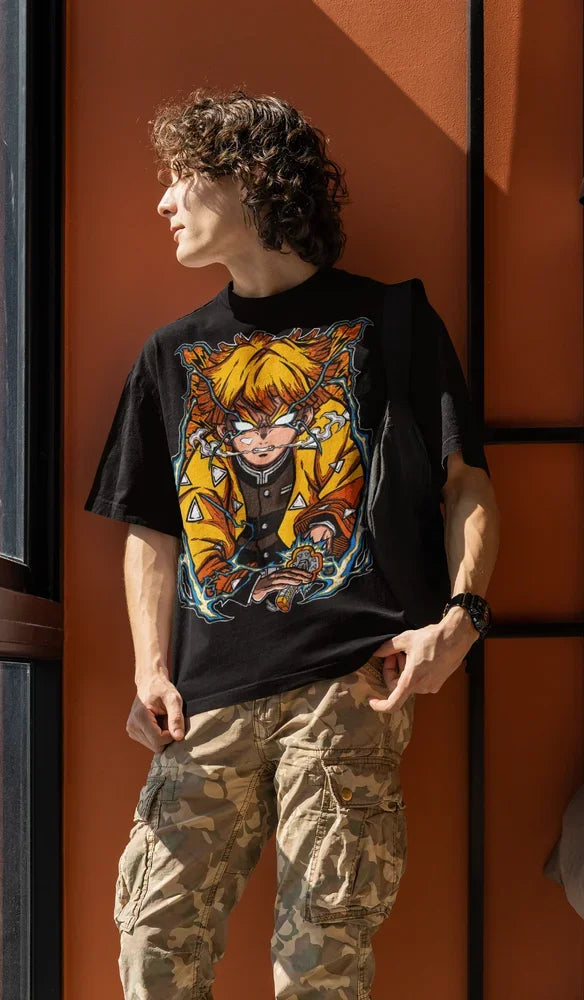 Zenitsu Demon Slayer Anime T-Shirt