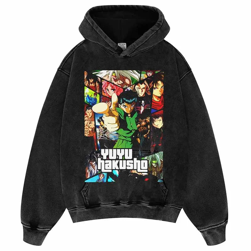 This Hoodie celebrates the beloved YuYu series, ideal for both Autumn & Winter. | If you are looking for more YuYu Hakusho Merch, We have it all! | Check out all our Anime Merch now!