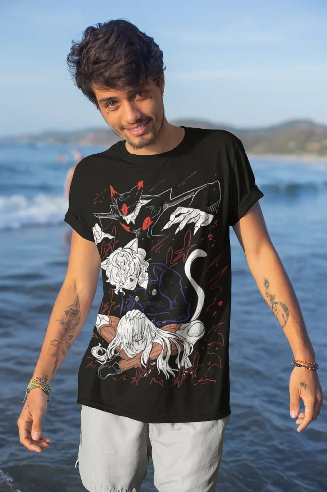 Immerse yourself with this striking tee featuring the unyielding  Neferpitou tee. If you are looking for more Hunter x Hunter Merch, We have it all! | Check out all our Anime Merch now!