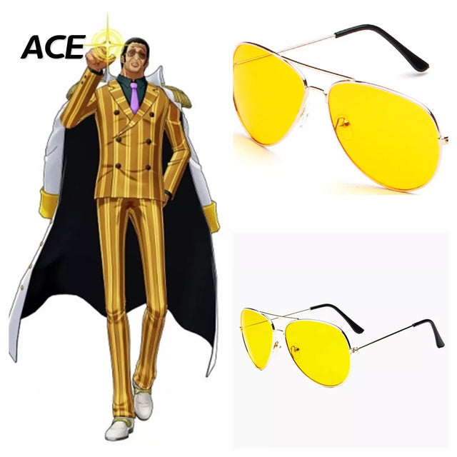 One Piece Borsalino Glasses Cosplay One Piece Merch Anime Merch