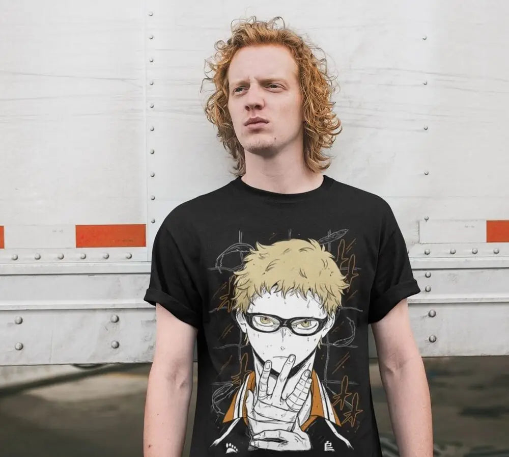 Immerse yourself in this striking Kei Tee, perfect for any Kei fans. Looking for more Haikyuu merch? Explore our full collection of anime merch now!