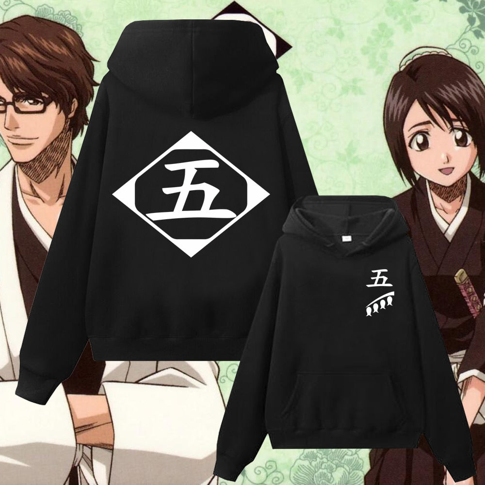 Bleach Captains' Legacy" - Gotei 13 Commemorative Hoodie