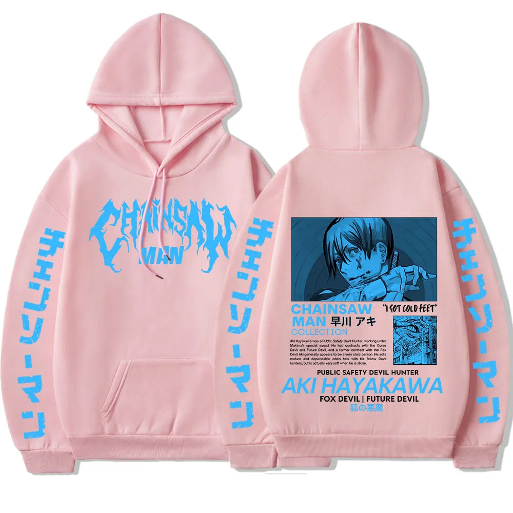 Immerse yourself in the world of Chainsaw Man with this sleek and trendy Hoodie. If you are looking for more Chainsaw Man Merch, We have it all!| Check out all our Anime Merch now.