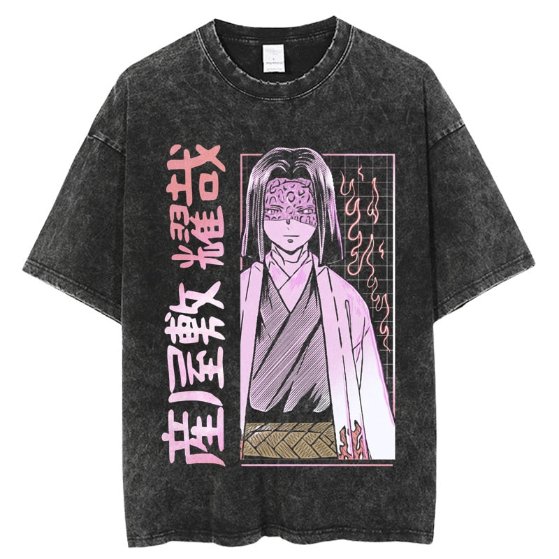 Anime Kimetsu no Yaiba Demon Slayer Washed Tshirts Men Women Inosuke Manga Print Tops Tees for Summer Gothic HarajukuStreetwear Everythinganimee, anime merch, anime gear, anime, anime stuff, buy anime, Manga Otaku Cosplay Japan Animation Shonen Shoujo Seinen Shojo Mecha Fandom Subtitle Dubbed Fanart MyAnimeList MangaStream Studio Ghibli