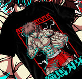 Here at Everythinganimee we have the best anime shirts in the world. 
Unleash your inner warrior with this Hanma Baki tee! Showcasing the iconic Baki from "The Grappler"