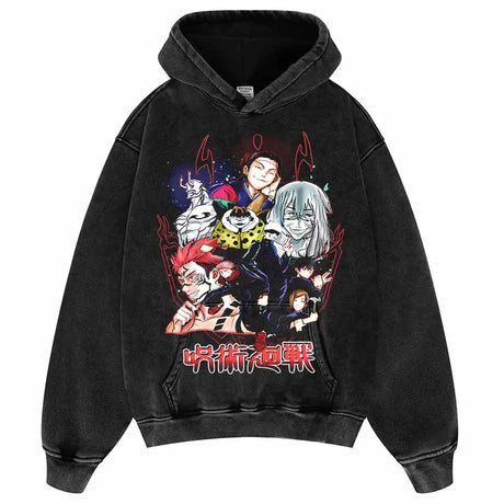 This hoodies is a gateway to showcasing your alliance with realm of Jujutsu. If you are looking for more Jujutsu Kaisen Merch, We have it all! | Check out all our Anime Merch now!