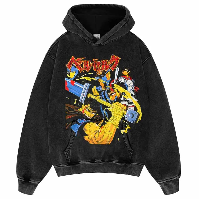 This Hoodie celebrates the beloved Berserk Series, ideal for both Autumn And Winter. | If you are looking for more Berserk Merch, We have it all! | Check out all our Anime Merch now!