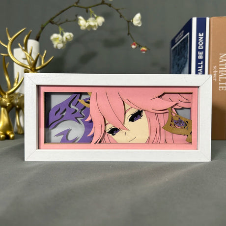 This light box brings the allure of Inazuma's shrine maiden into your home. If you are looking for more Genshin Impact Merch, We have it all! | Check out all our Anime Merch now!