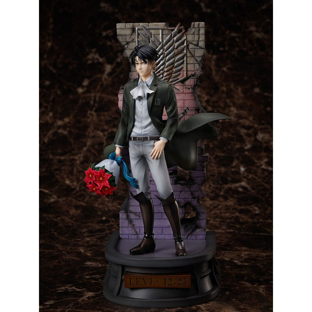 [In Stock]Original 1/7 Attack on Titan The Final Season Levi Ackerman Birthday Ver Action Anime Figure ModelToys30cm, everythinganimee