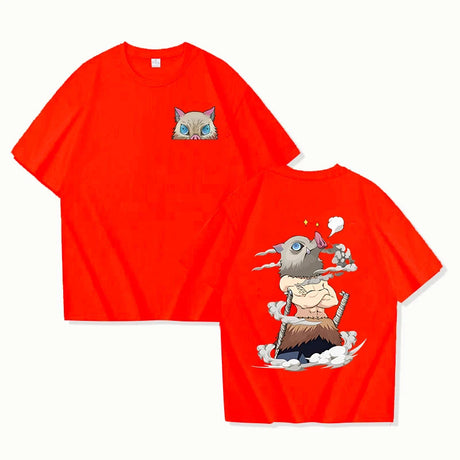 This tees captures the magic of Inosuke. If you're looking for more Demon Slayer merch, we have it all! Check out our anime merch now—free shipping!