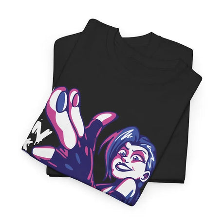 Immerse yourself in this striking Jinx Tee, perfect for anime fans Looking for more Arcane merch? Explore our full collection of anime merch now!