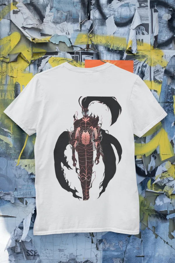 Here at Everythinganimee we have the best anime shirts in the world.
Unleash the dark power of the Shadow Monarch with this epic Solo Leveling tee, featuring the iconic and menacing figure from the series. 