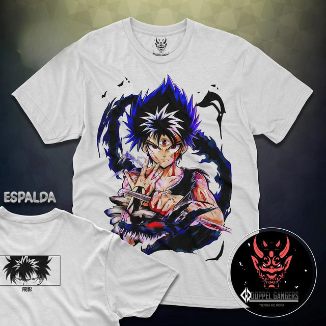 This tee captures the magic of Hiei. If you're looking for more Yu Yu Hakusho merch, we have it all! Check out our anime merch now—free shipping!