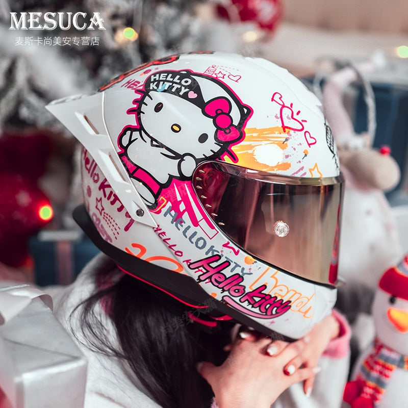 This helmet is designed to provide comfort and protection for all your journeys. | If you are looking for more Hello Kitty, We have it all! | Check out all our Anime Merch now!