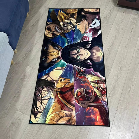 Customize & stay clean your house with our new Eren doormat. | If you are looking for more Knights of the Attack On Titan Merch, We have it all! | Check out all our Anime Merch now!