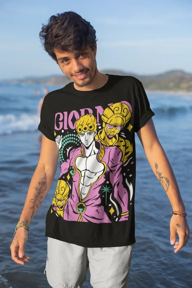 Giorno Giovanna JoJo's Bizarre Adventure T-Shirt