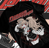 Showcase your love for the iconic Junko Enoshima with this striking tee. If you are looking for more Danganronpa Merch, We have it all! | Check out all our Anime Merch now!