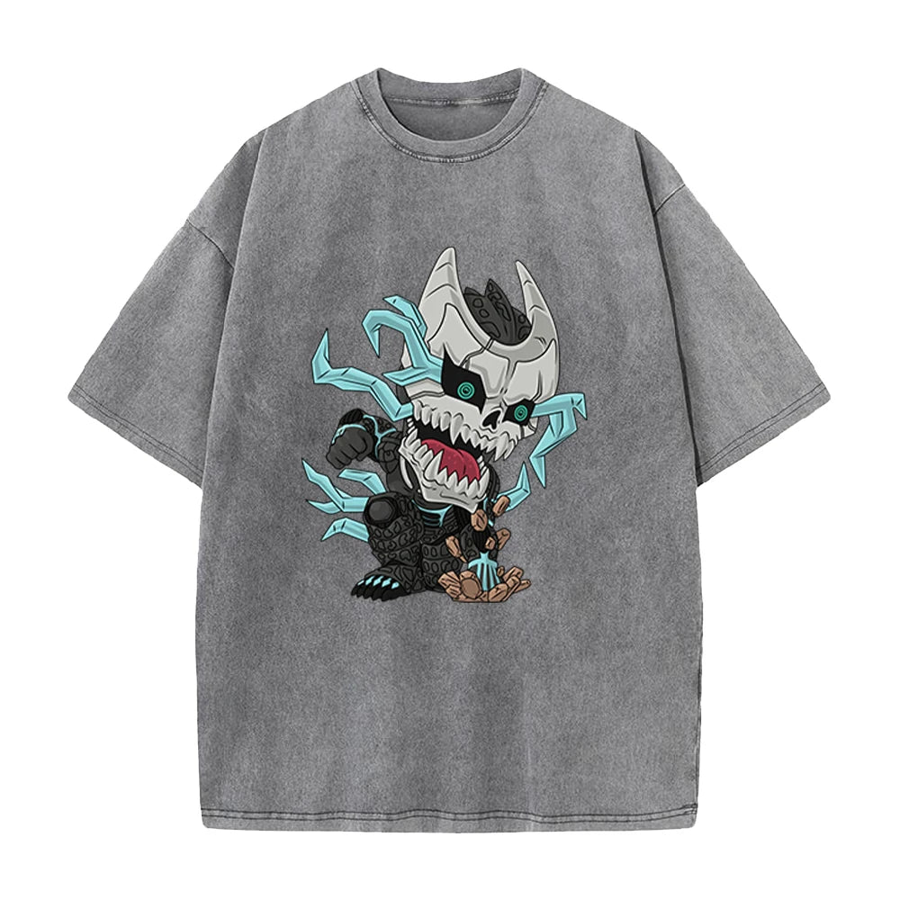 Here at Everythinganimee we have only the best anime merch! Free Global Shipping.
Unleash the power of Kaiju No. 8 with this high-quality, acid-washed shirt featuring Hibino Kafka. This standout piece combines durable craftsmanship with iconic anime design, perfect for fans who want to make a bold statement. 