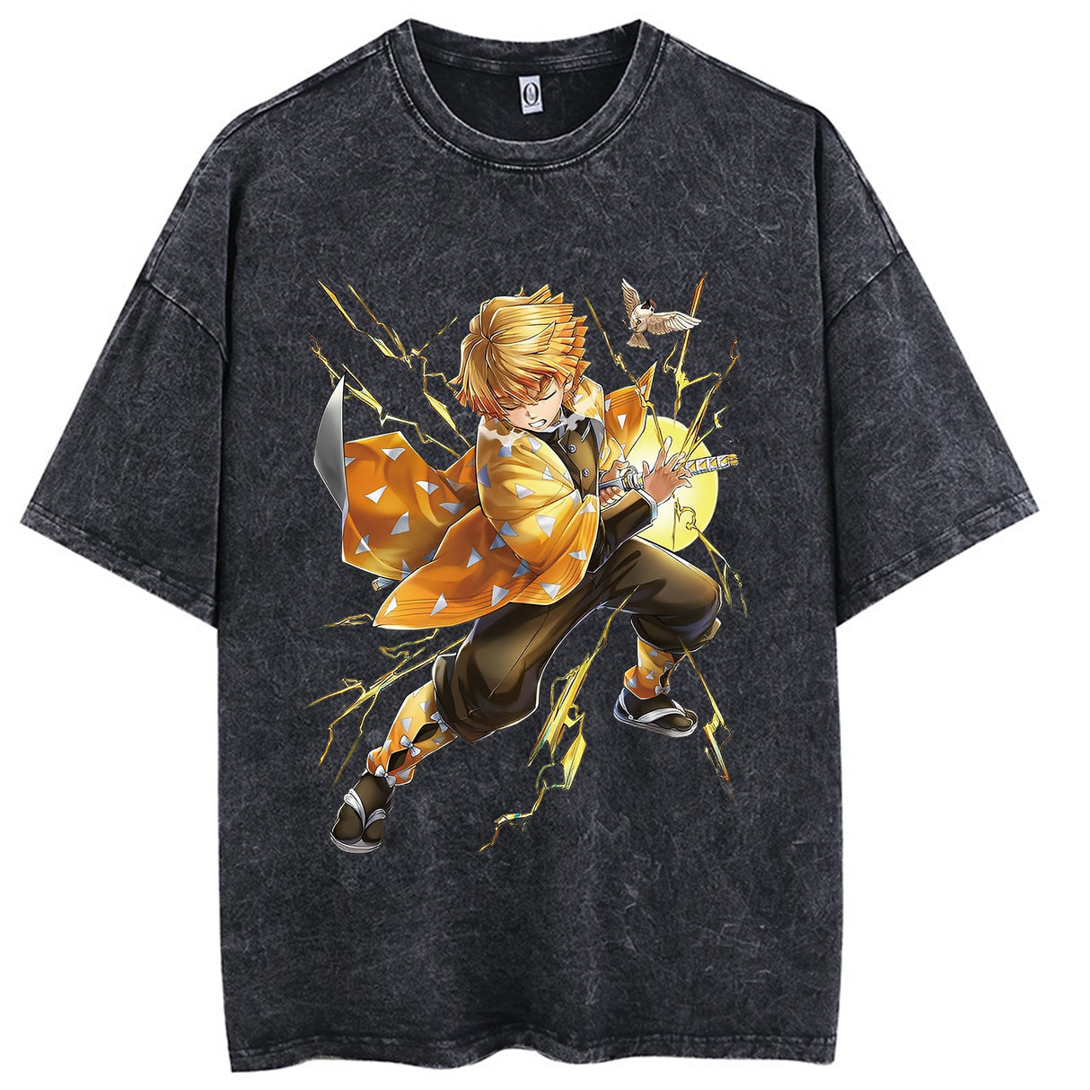 Anime Kimetsu no Yaiba Demon Slayer Washed Tshirts Men Women Inosuke Manga Print Tops Tees for Summer Gothic HarajukuStreetwear Everythinganimee, anime merch, anime gear, anime, anime stuff, buy anime, Manga Otaku Cosplay Japan Animation Shonen Shoujo Seinen Shojo Mecha Fandom Subtitle Dubbed Fanart MyAnimeList MangaStream Studio Ghibli