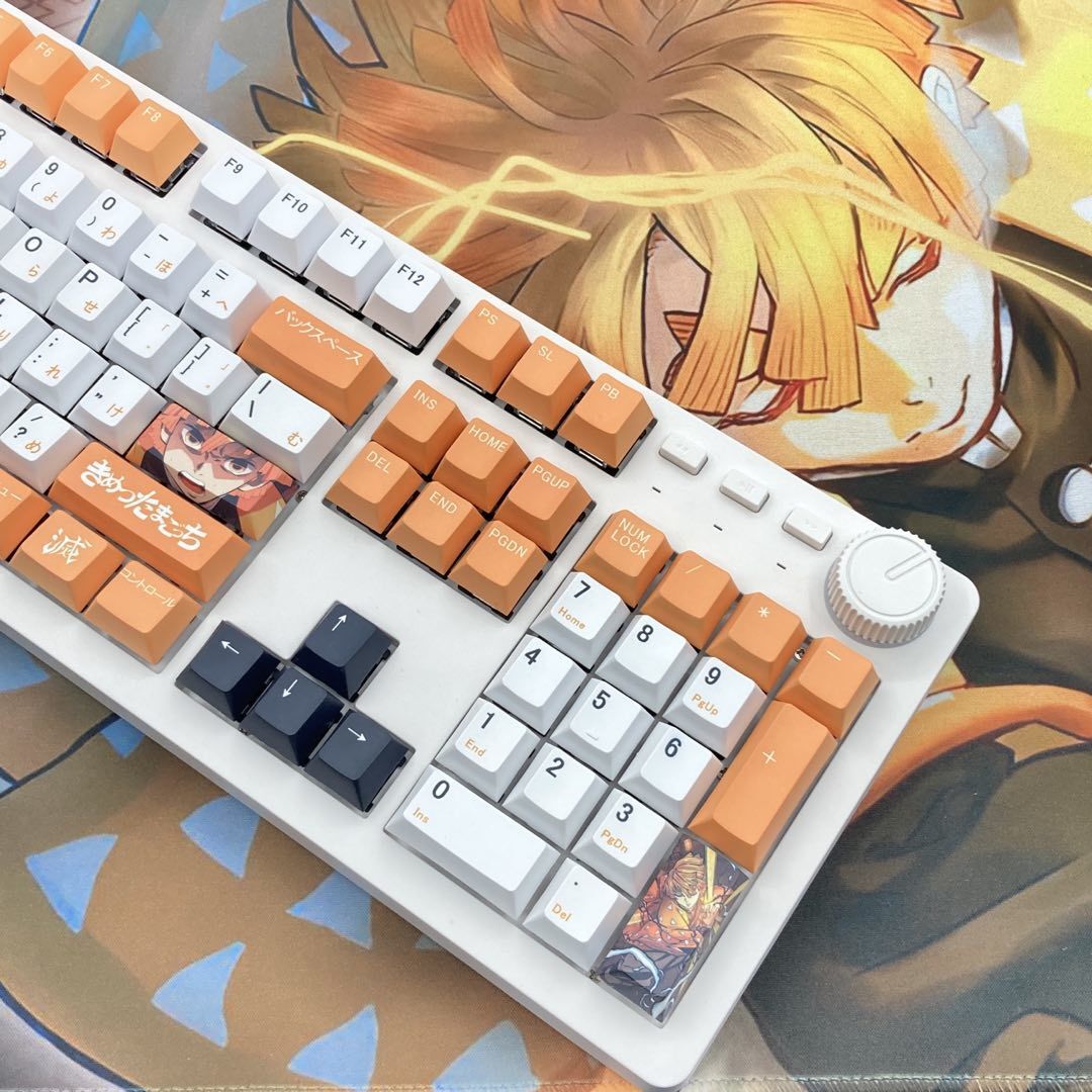 Demon Slayer Agatsuma Zenitsu Keycap Set