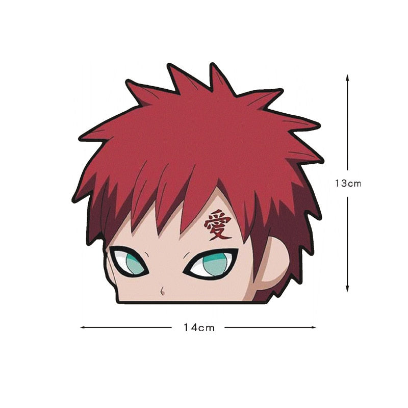 Naruto Peeker Car Stickers