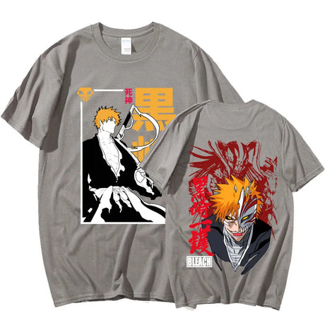 Immerse yourself in the world of Bleach with this sleek and trendy T-shirt. If you are looking for more Bleach Merch, We have it all!| Check out all our Anime Merch now.