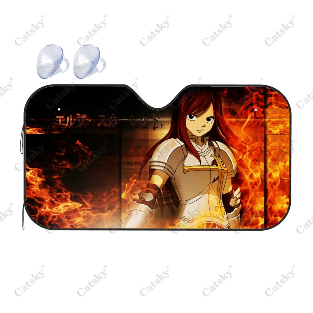 Erza Scarlet Fairy Tail Car Sun Visor