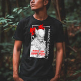 Immerse yourself in this striking Heihachi Tee, perfect for anime fans Looking for more Tekken merch? Explore our full collection of anime merch now!