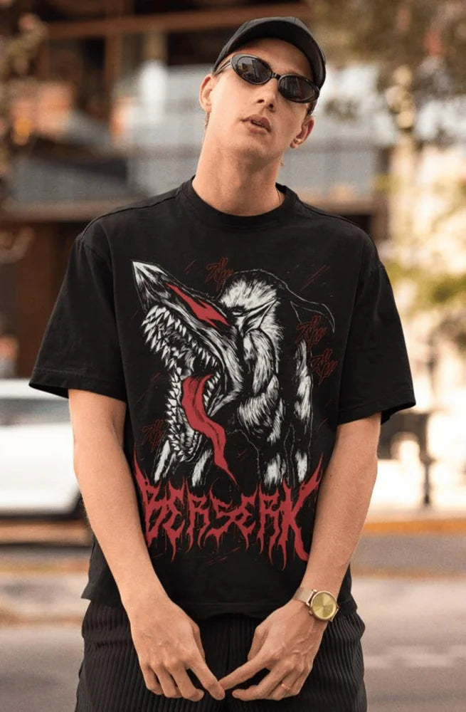 This tee captures the magic of Guts. If you're looking for more Berserk merch, we have it all! Check out our anime merch now—free shipping!