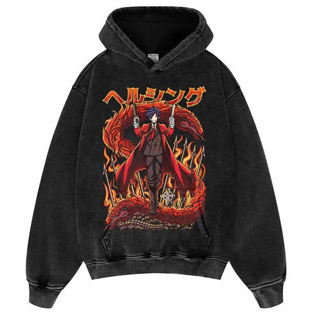 This Hoodie celebrates the beloved Hellsing Series, ideal for both Autumn & Winter. | If you are looking for more Hellsing Merch, We have it all! | Check out all our Anime Merch now!