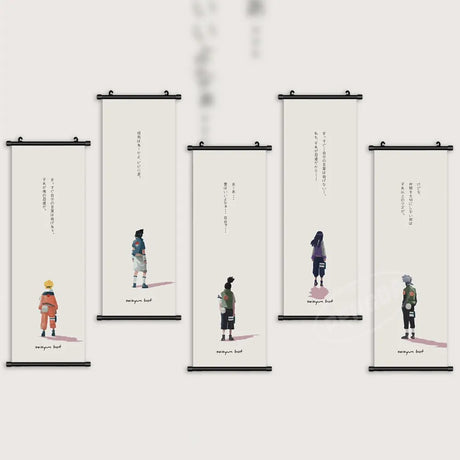 Transform your living space with our Minimalist Naruto Canvas Wall Scrolls, Here at everythinganimee we have only the best anime merch in the world