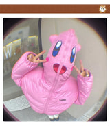  Embrace the cold in style with this adorable Kirby-themed winter jacket.| If you are looking for more Kirby Merch, We have it all! | Check out all our Anime Merch now!