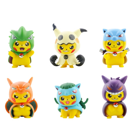 Get your very own pokemon cartoon Cross-Dressing Figures Set figures today! |  If you are looking for Pokémon Merch, We have it all! | check out all our Anime Merch now!