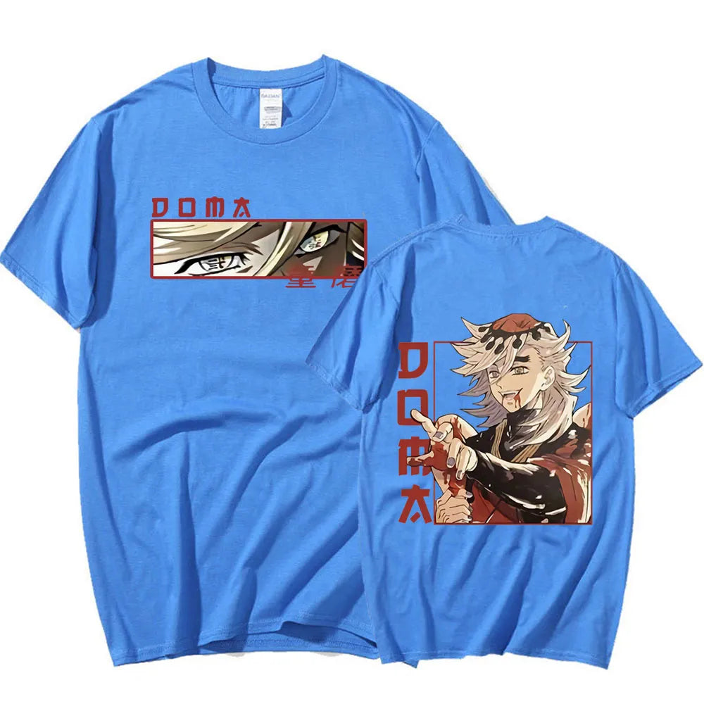 Step into the haunting world of Demon Slayer with our Demon Slayer Douma T-Shirt. If you are looking for more Demon Slayer Merch,We have it all!| Check out all our Anime Merch now!