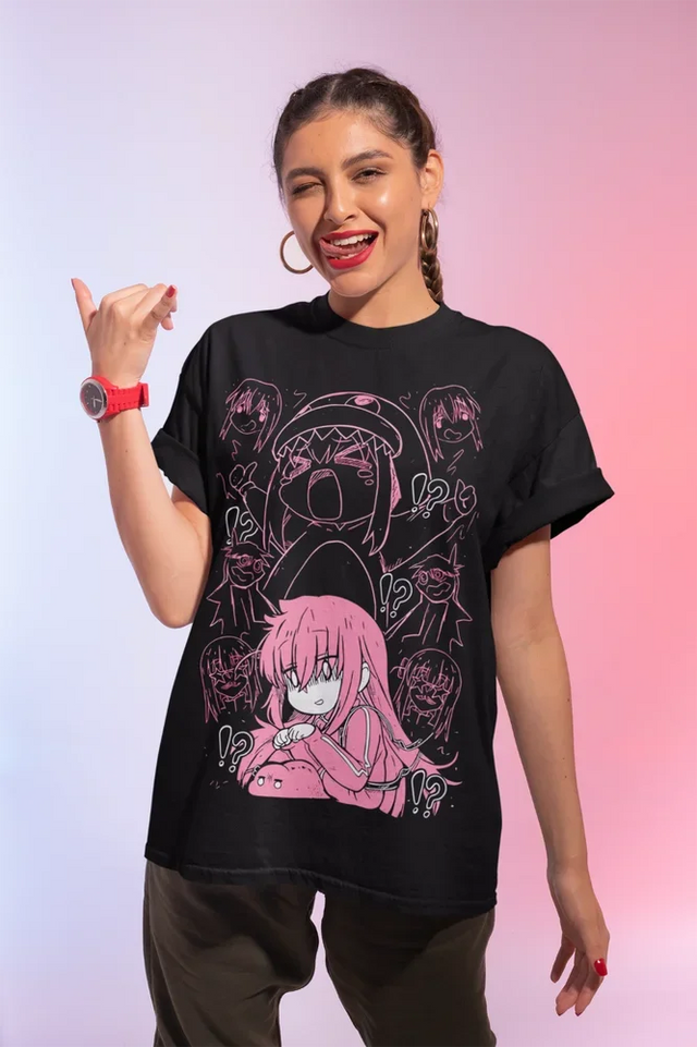 Here at Everythinganimee we have only the best anime merch! Free Global Shipping.
Unleash the power of the Bocchi the Rock with this electrifying Hitori Tee. Featuring a bold and intense design