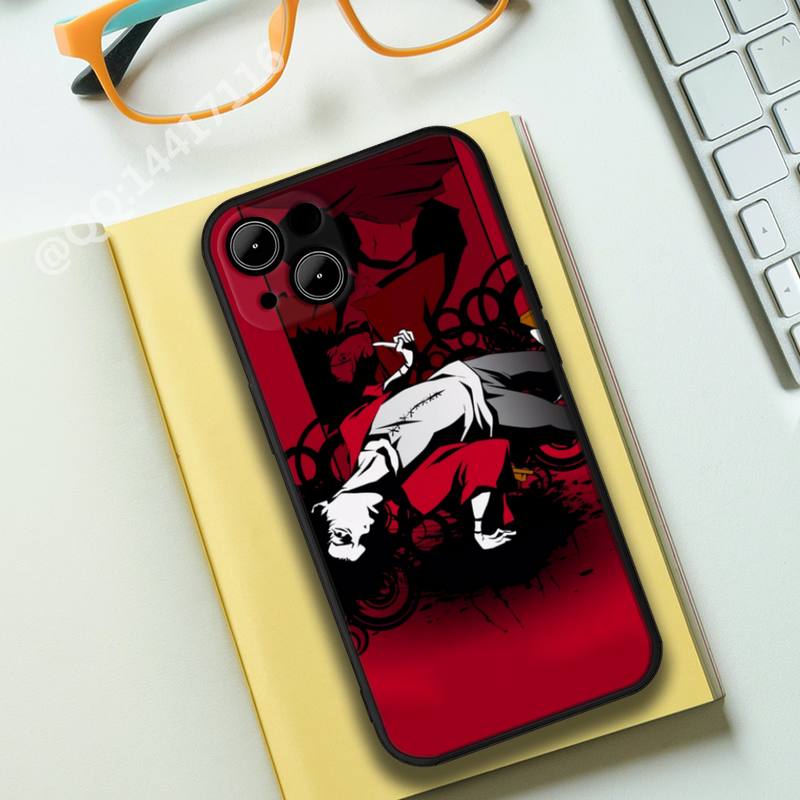 For iphone Anime Samurai Champloo Phone Case For iphone13 12 11 14 Pro Max X XR Mini XS 7 8 plus SE 2020 Full Coverage Covers, everythinganimee