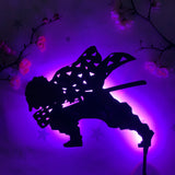 Demon Slayer Zenitsu Agatsuma Silhouette LED Wall Light