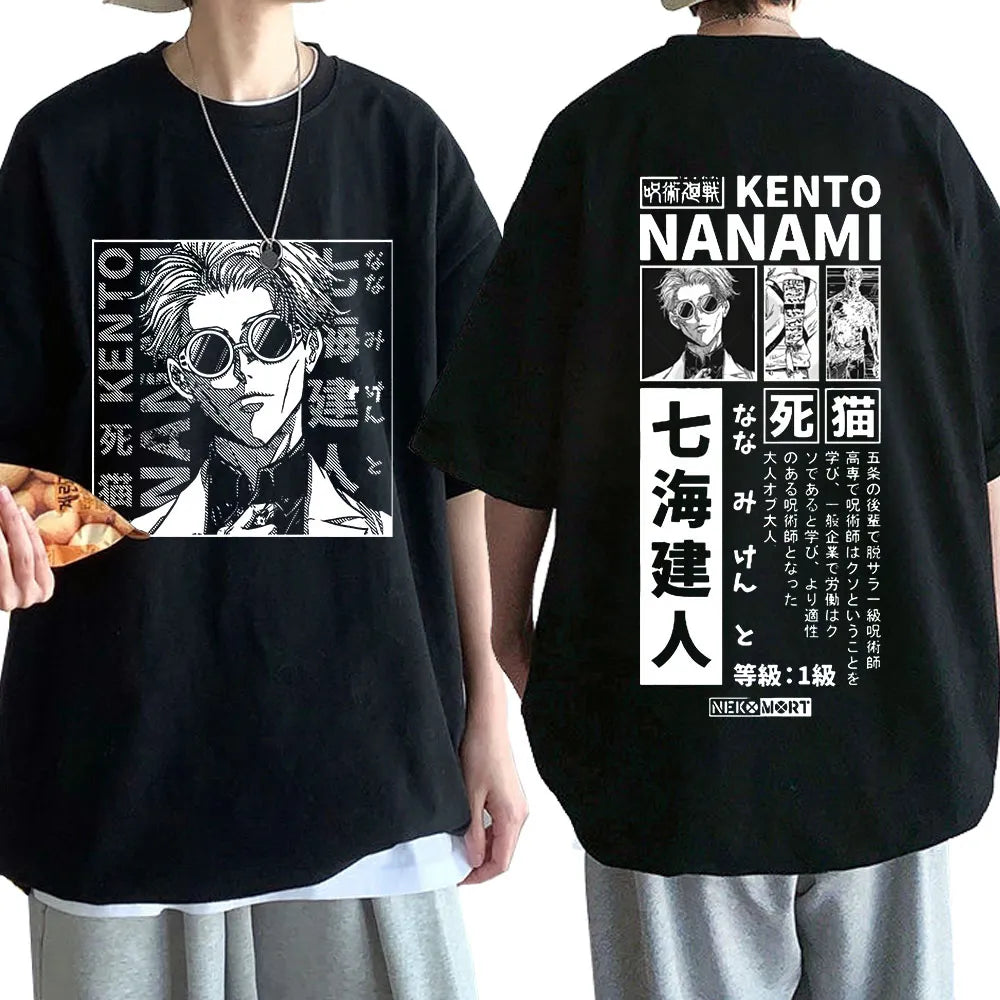 Ugrade your wardrobe with our Nanami Kento Shirt | If you are looking for more Jujutsu Kaisen Merch, We have it all! | Check out all our Anime Merch now!