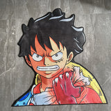 One Piece Luffy Area Rugs