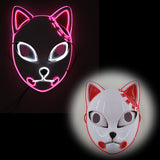 Demon Slayer Glowing LED Wire Mask