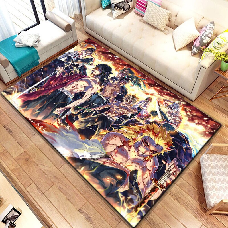 Demon Slayer Beautiful Painting Carpet