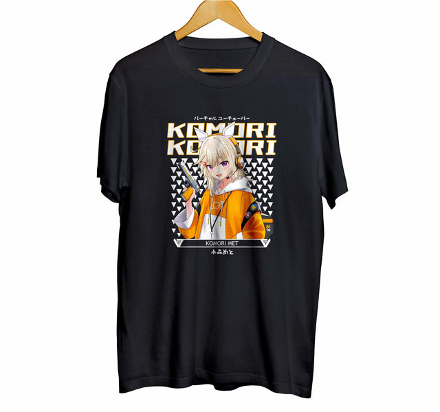 Here at Everythinganimee we have the best anime shirts in the world.
Step into the virtual world with this stylish Komori Met tee, featuring the charismatic character from the virtual YouTuber scene. Designed for fans who appreciate both gaming and anime culture, this shirt captures the lively energy of Komori Met. 