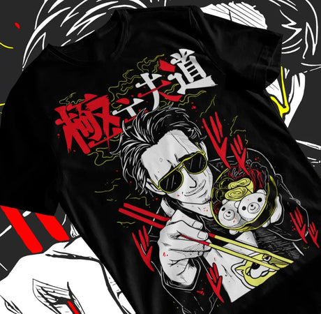 Here at Everythinganimee we have only the best anime merch! Free Global Shipping.
Show off your love for the hilarious and action-packed series The Way of the Househusband with this eye-catching T-shirt featuring the infamous Tatsu, the "Immortal Dragon" turned domestic husband.